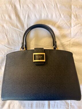 Kate Spade Katy Black Leather Top-Handle Satchel